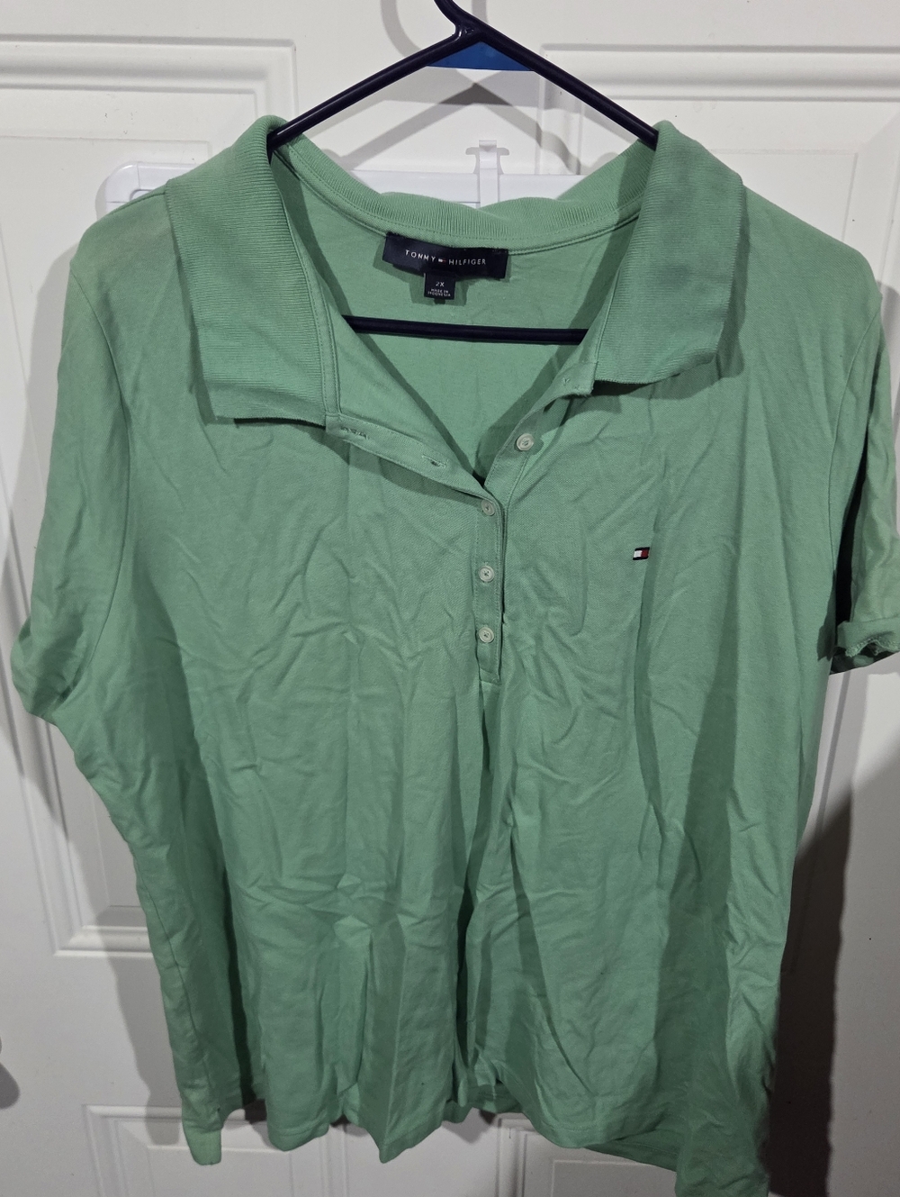Tommy Hilfiger Mint Green Polo Shirt